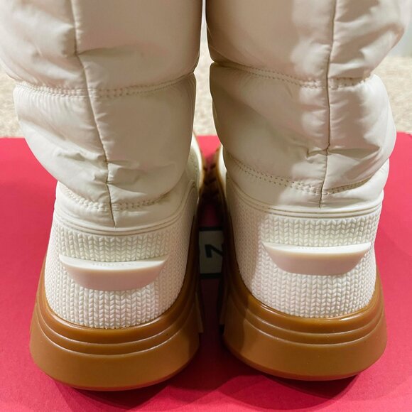 Hunter Women’s Intrepid Tall Snow Boots Shoes Cream, Size 8 (New in Box) - Picture 10 of 15